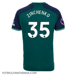 Arsenal Oleksandr Zinchenko #35 Tercera Equipación 2023-24 Manga Corta